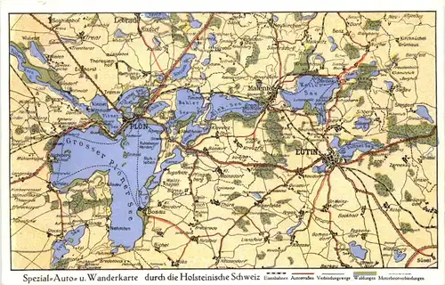 Plön Eutin - Landkarte -664072