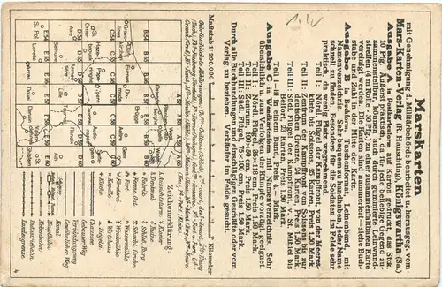 Ypern Menin - Landkarte -664046