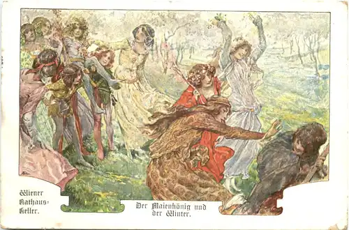 Wien - Rathauskeller - Der Maienkönig und der Wintr -664134