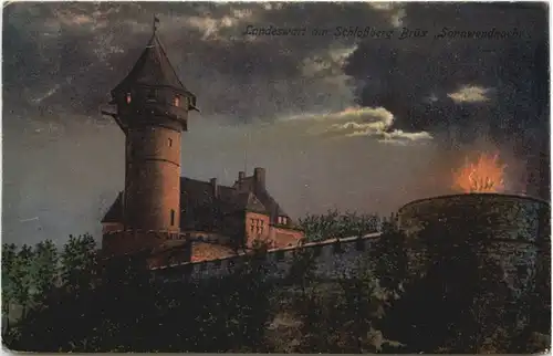 Landeswart am Schlossberg Brüx - Sonnwendnacht -664186