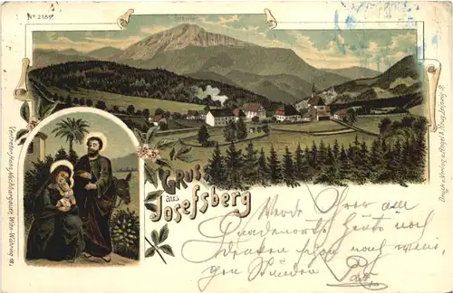 Gruss aus Josefsberg - Litho -664460