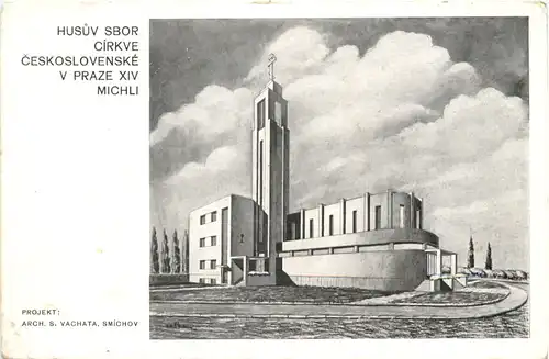 Husuv Sbor cirkve Ceskoslovenske v Praze XIV Michli -664494