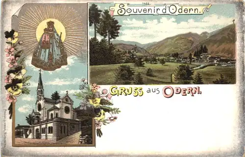 Gruss aus Odern - Litho -664684