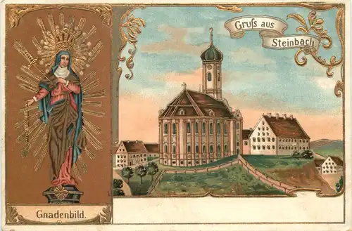 Gruss aus Steinbach - Litho -664640