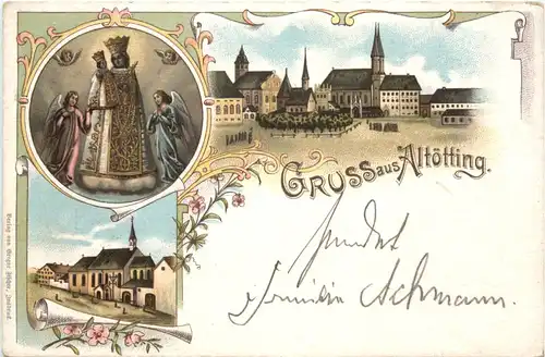 Gruss aus Altötting - Litho -664574