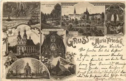 Gruss aus Maria Friedeck - Litho - Böhmen -664606