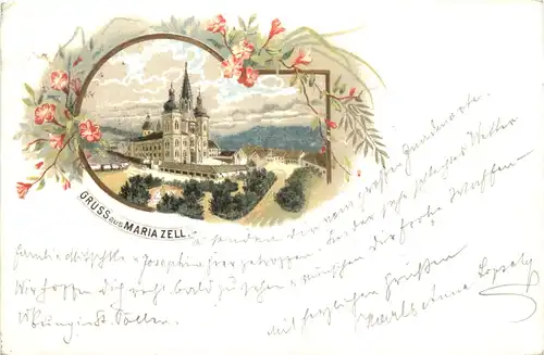 Gruss aus Mariazell - Litho -664702