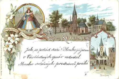 Gruss aus Kevelaer - Litho -664592