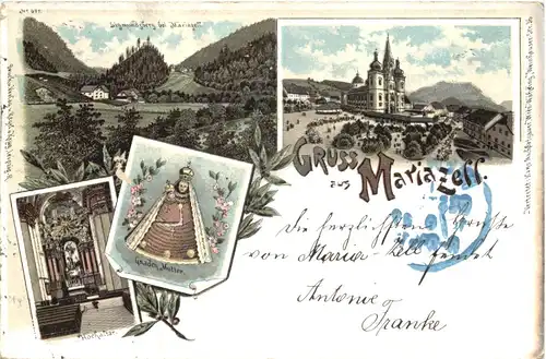Gruss aus Mariazell - Litho -664706