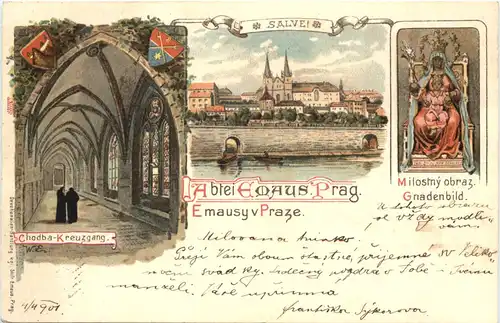 Abtei Eraus Prag - Litho -664672