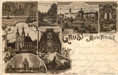 Gruss aus Maria Friedeck - Litho - Böhmen -664556