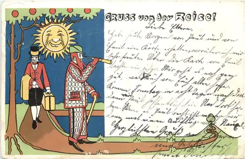 Gruss von der Reise -664804
