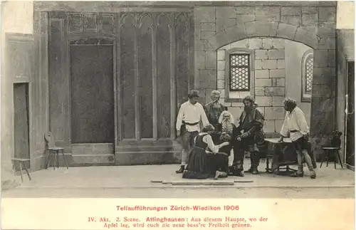 Zürich-Wiedikon - Tellaufführung 1906 -664790
