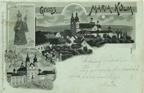 Gruss aus Maria Kulm - Litho - Böhmen -664738