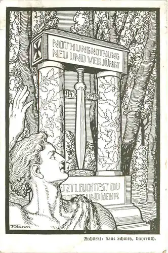 Bayreuth - Kriegswahrzeichen 1916 -664812