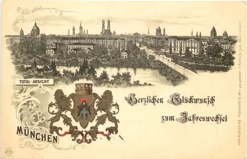 München- Litho - Jahreswechsel -664950