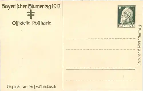 Bayrischer Blumentag 1913 - Ganzsache -665044