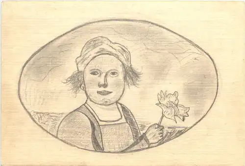 Künstler AK handgemalt - Bayrischer Blumentag 1913 -665042