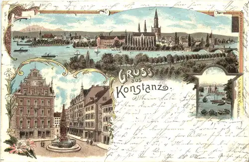 Gruss aus Konstanz - Litho -664968