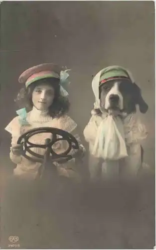 Hund mit Kind -664926