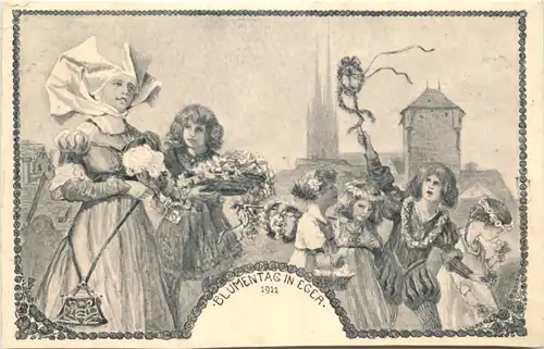 Blumentag in Eger 1911 -665034