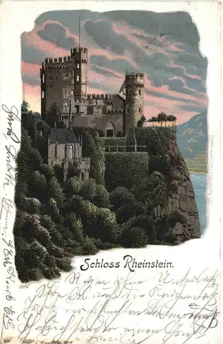 Schloss Rheinstein - Litho -665008