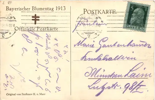 Bayrischer Blumentag 1913 -665038