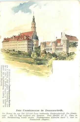 Dass Cassianeum in Donauwörth - Litho -664956