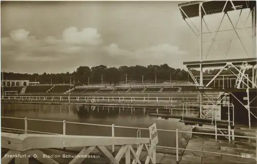 Frankfurt Oder - Stadion Schwimmbassin -665116
