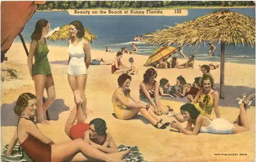 Beauty on the Beach at Sunny Florida -665140