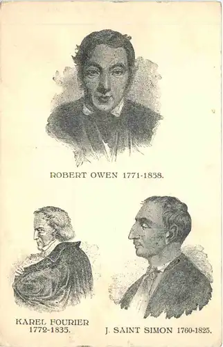 Robert Owen - Karel Fourier - Saint Simon -665254