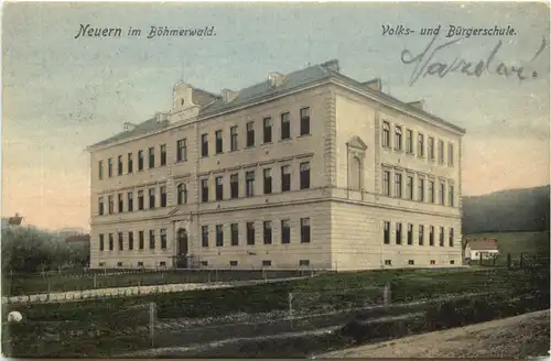 Neuern im Böhmerwald - Volks- und Bürgerschule -665292