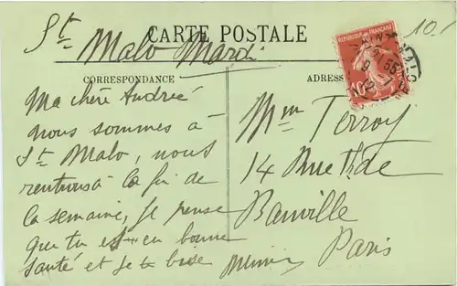 St. Malo, Vue generale prise du Grand Bey -539292