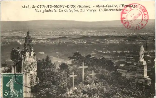 St-Cyr-Au-Mont-DÒr, Mont-Cindre, Vue generale -539352