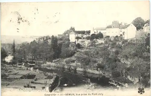 Cote-dòr - Semur, Vue prise du Pont Joly -539230