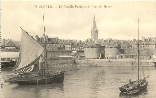 St. Malo, La Grande-Porte et le Port de Maree -539288