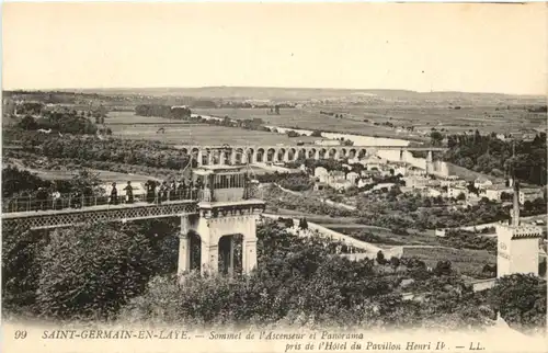 Saint-Germain-En-Laye, Sommet de lÀscenseur et Panorama -539346