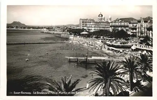 Saint-Raphael, La Boulevard Felix-Martin et les Bains -539300