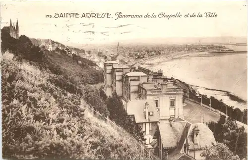 Sainte Adresse, Panorama de la Chapelle et de la Ville -539320