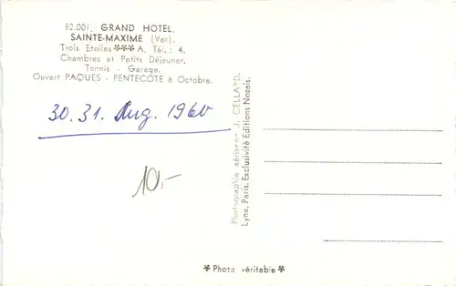 Sainte-Maxime, Grand Hotel -539396