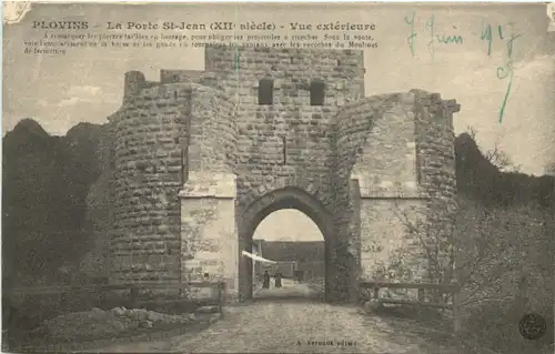 Plovins, La Porte St-Jean, Vue exterieure -539742