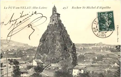 Le Puy-en-Velay, Rocher St-Michel dÀiguillie -539720