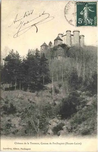 Chateau de la Tourette, Canton de Paulhaguet -539756