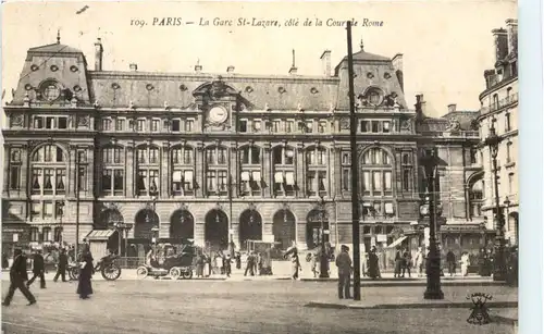 Paris, La Gare, St-Lazare, cole de la Cour le Rome -540072