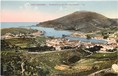 Port-Vendres, Panorama vu du Fort Saint-Elma -539714