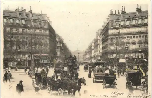 Paris, Avenue de lÒpera -539968