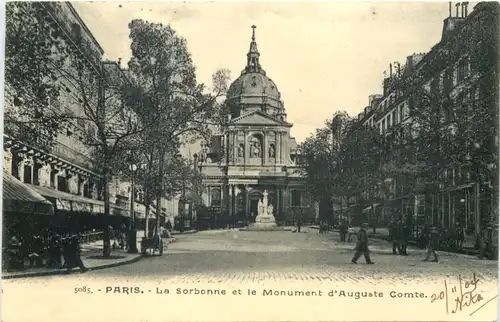 Paris, La Sorbonne et le Monument dÀuguste Comte -540172