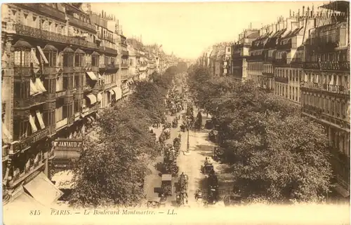 Paris, Le Boulevard Montmartre -540030