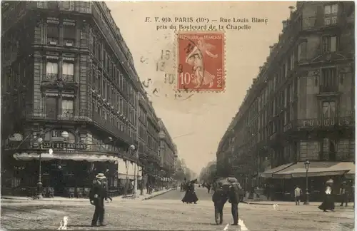 Paris, Rue Louis Blanc pris du Boulevard de la Chapelle -540050
