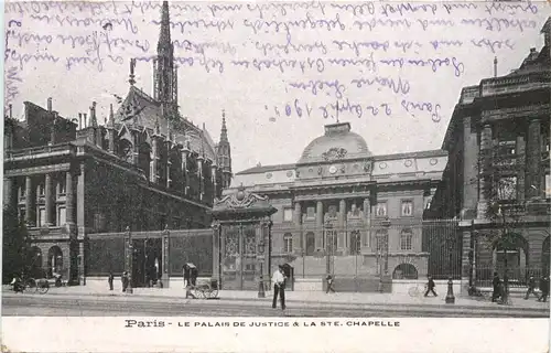 Paris, Le Palais de Justice u. La Ste. Chapelle -540252
